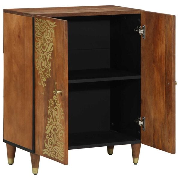 vidaXL Sideboard 60x33x75 cm Masivno drvo manga