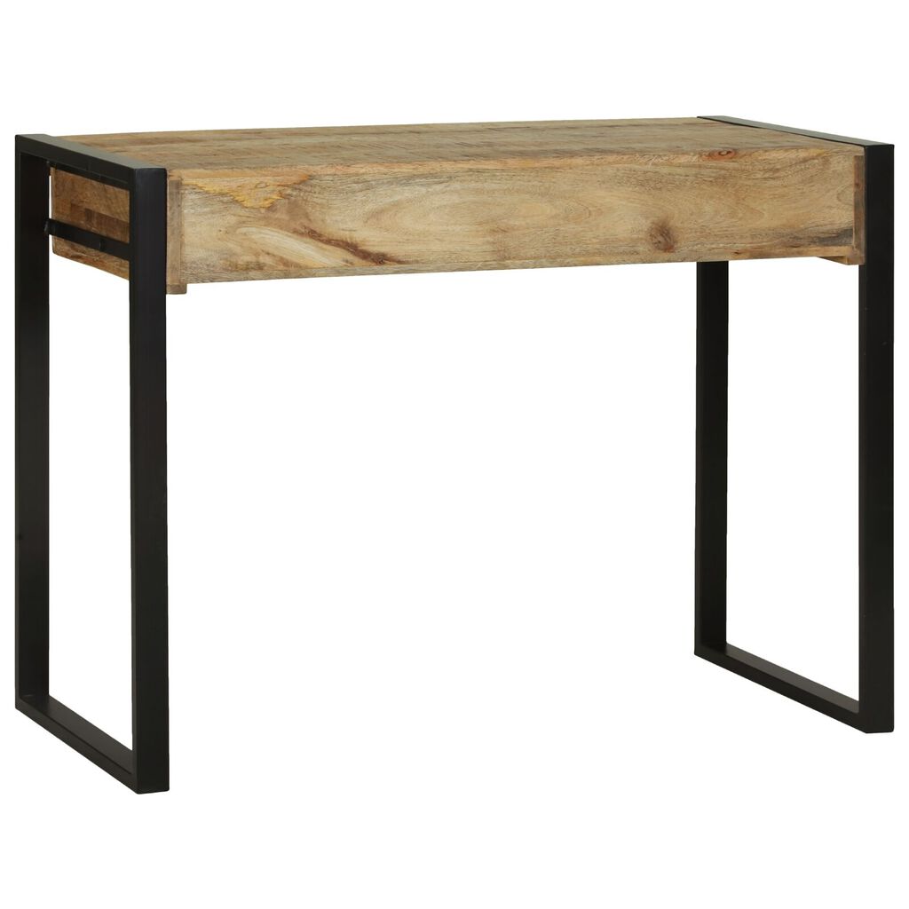 vidaXL Toaletni stol s ogledalom 100x50x75 cm od čvrstog drva manga