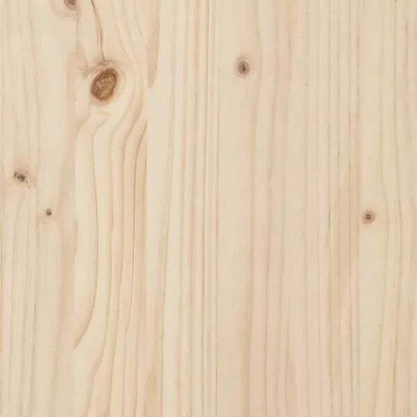 vidaXL Ploča za radni stol 80 x 40 x 2,5 cm od masivne borovine