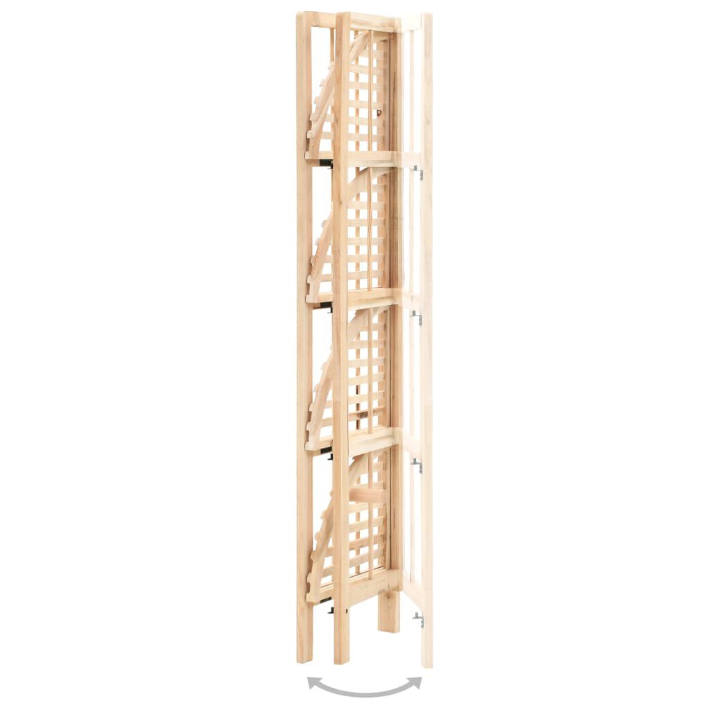 vidaXL Kutne police od cedrovine 27 x 27 x 110 cm