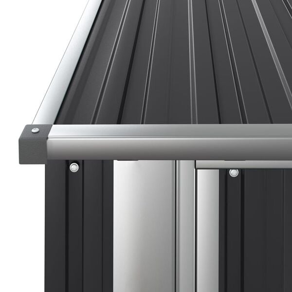 vidaXL Vrtno spremište antracit 180,5 x 97 x 209,5 cm pocinčani čelik