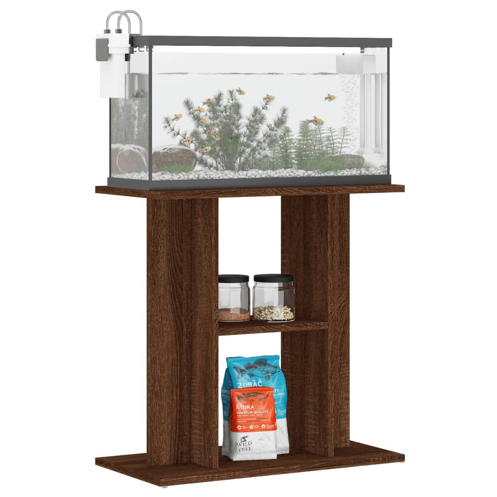 vidaXL Stalak za akvarij boja hrasta 60 x 30 x 60 cm konstruirano drvo