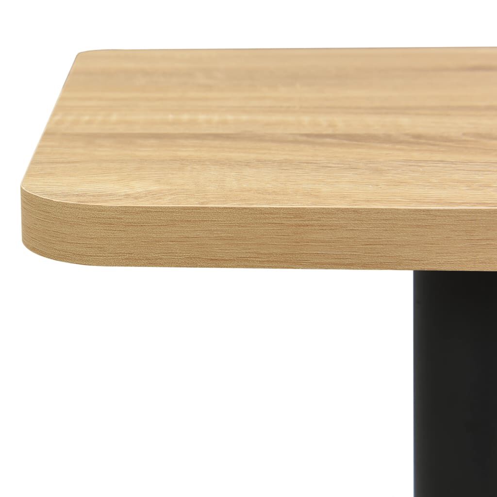 vidaXL Bistro stolić boje hrasta 70 x 70 x 107