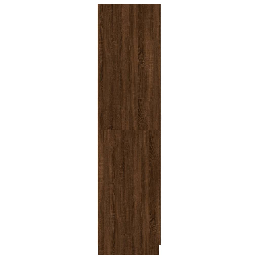 vidaXL Ormar boja smeđeg hrasta 90 x 52 x 200 cm od konstruiranog drva