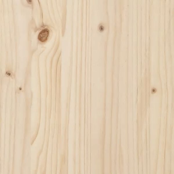 vidaXL Ploča za radni stol 80 x 40 x 2,5 cm od masivne borovine