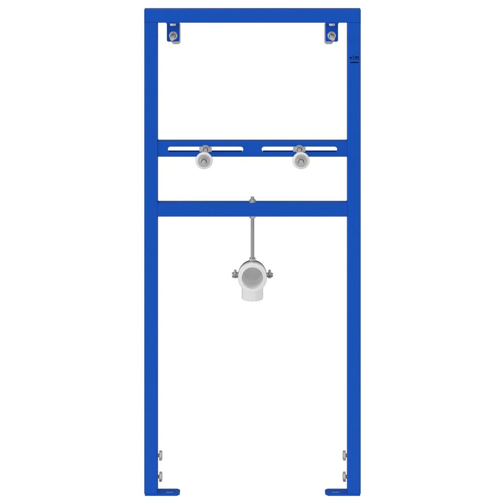 vidaXL Okvir za skriveno postavljanje za umivaonik 50x112-136 cm Čelik