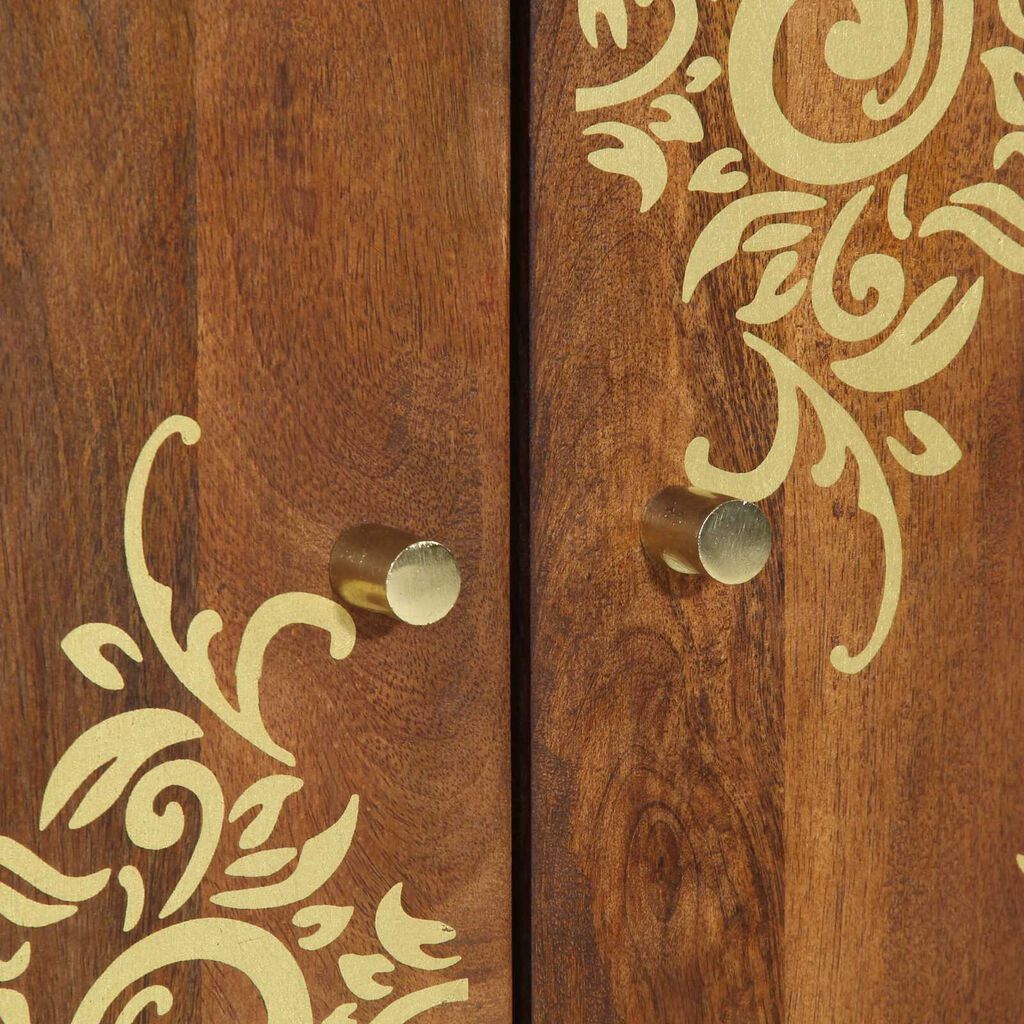 vidaXL Sideboard 60x33x75 cm Masivno drvo manga