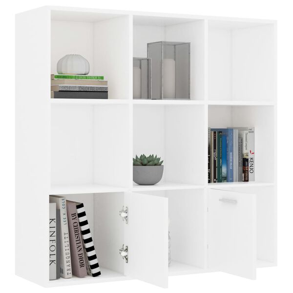 vidaXL Ormarić za knjige bijeli 98 x 30 x 98 cm od konstruiranog drva